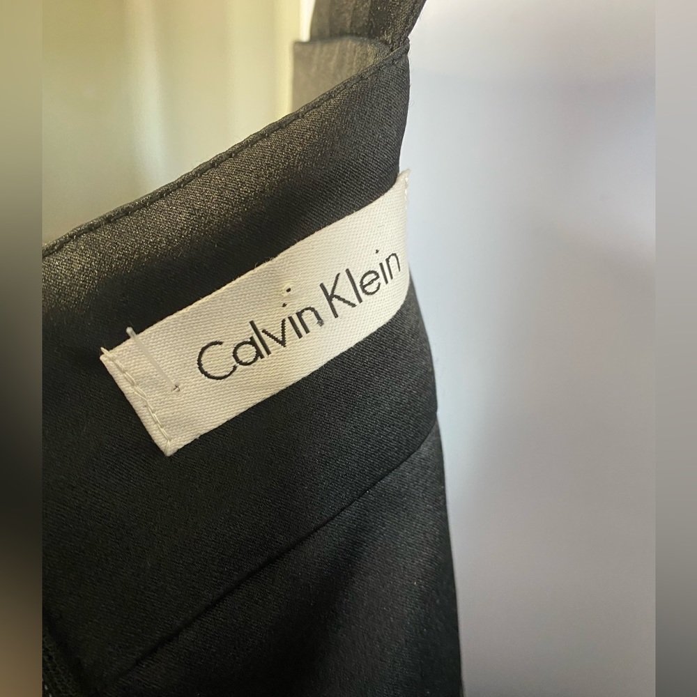 Black Calvin Klein Black Evening Gown Size 4 - Picture 6 of 8